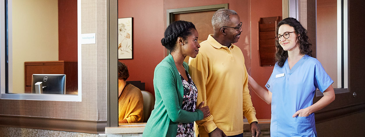 Receiving in-center hemodialysis care.