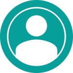 Unique person profile icon