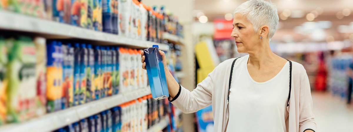 Check nutrition labels for phosphorus levels.