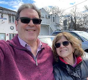 Dario Volante and spouse